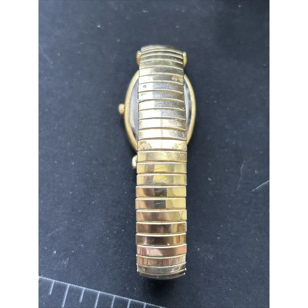 Collezio Gold Tone Women’s Stretch Band Quartz Watch